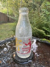 1950s The Milk Is Yours The Bottles Are Ours Safety First Milk ASSN Milk  Bottle