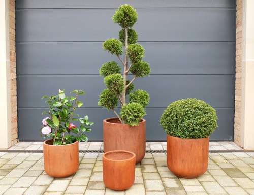 Set terracotta clay - set, 4