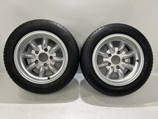 Porsche 911  7" x 15"  Minilite Style Wheels + Michelin Energy Tyres Pair