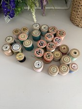 Vintage Wooden Cotton Reels X