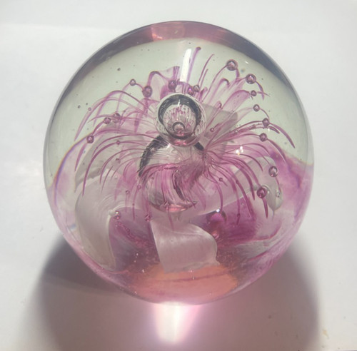 Vintage art glass paperweight - vintage,