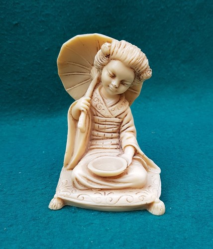 Vintage japanese geisha girl - japanese,