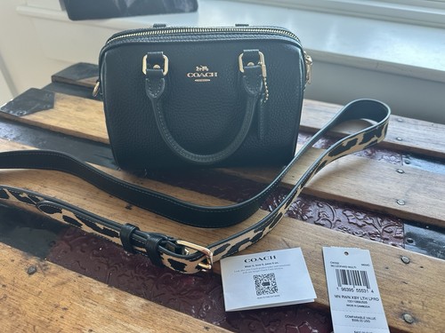 Coach mini rowan - mini, black