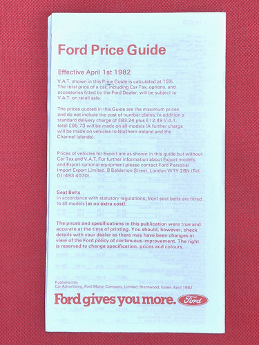 1982 ford price - 1982, guide