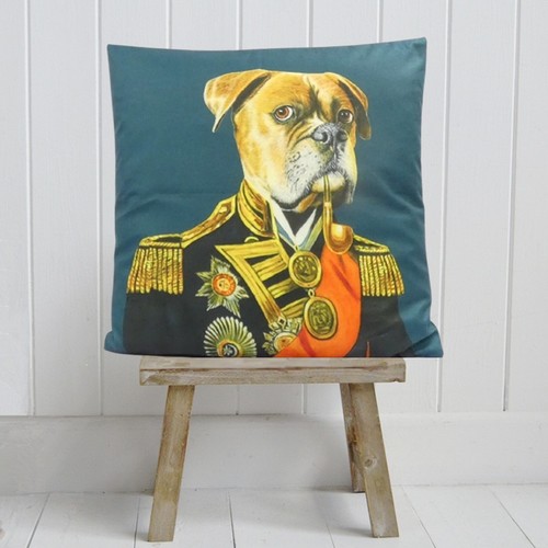 Bulldog cushion cover - bulldog,
