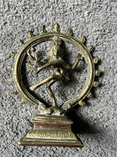 Dancing shiva statue brass - dancing,