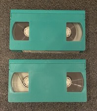 E180 Green Pre Record VHS Video Tapes X 2