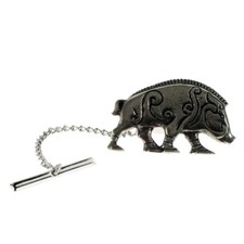 Celtic Wild Boar Pewter Lapel