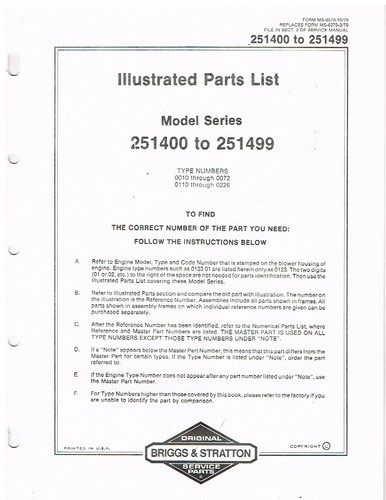 Briggs stratton cyl - briggs, &