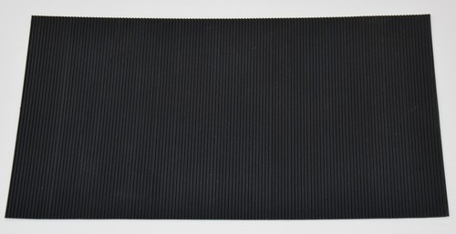 Fine ribbed rubber - fine, mats