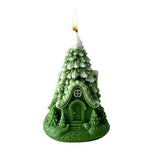 Christmas tree house shaped - christmas,