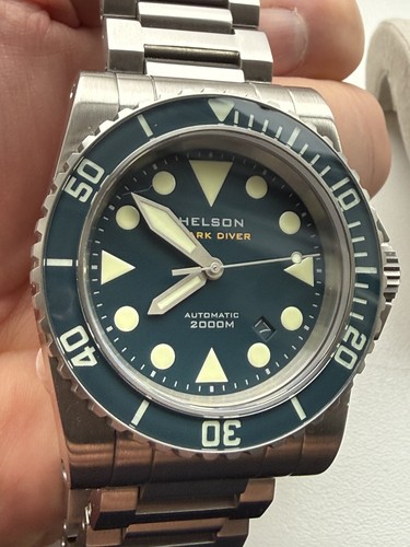 Helson shark diver - shark, blue