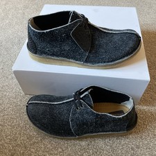 Clarks Originals Men’s DESERT TREK Black Hairy Suede size UK 7