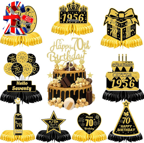70th birthday table - birthday,