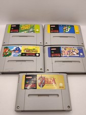 SNES Game Bundle Inc Zelda, Yoshi Island 2, Street Fighter 2 Turbo +++