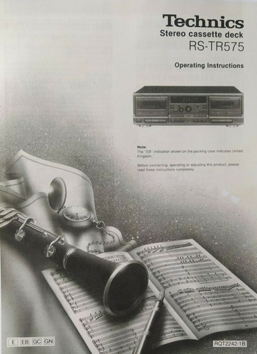 Technics tr575 twin - technics,