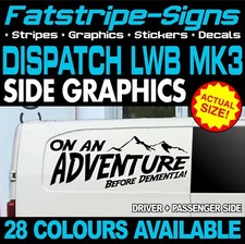 to fit CITROEN DISPATCH MK3 LWB L2 ON AN ADVENTURE GRAPHICS STICKERS CAMPER VAN