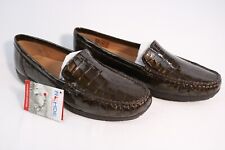 ROHDE Ladies Leather Brown Reptile Print Comfort Shoes Size UK 6.5 New With Tags