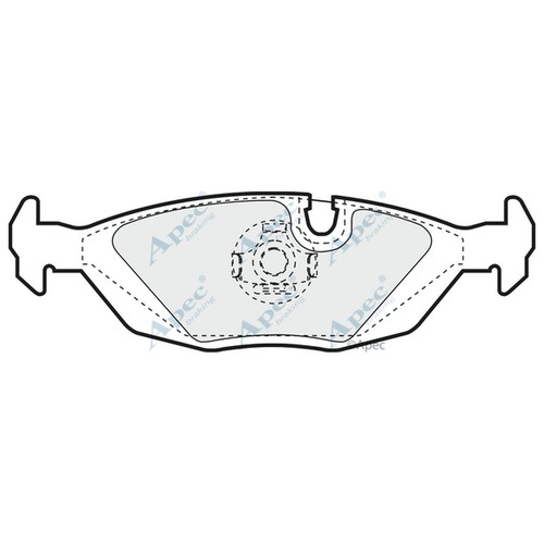 Brake pads set - pads, 5