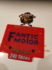 Trials front Number Board FANTIC 240