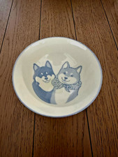 JAPANESE STYLE BOWLS *BRAND NEW* *NEVER USED* CUTE SHIBA INU PATTERN *JAPAN*