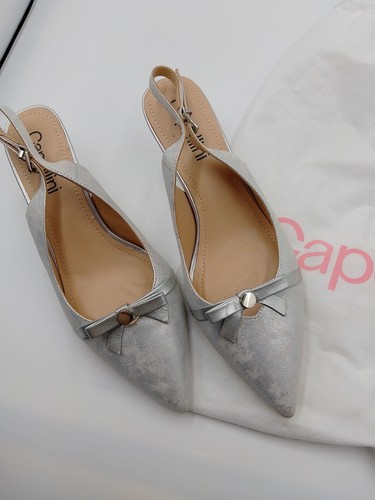 Capollini silver shoes - capollini,