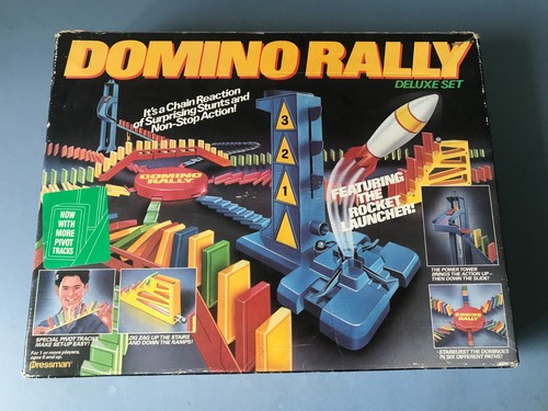 Vintage 1989 domino rally - vintage,