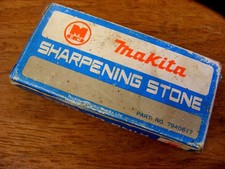 VINTAGE MAKITA SHARPENING WHETSTONE-OILSTONE-JAPANESE-WIDE-KING DE LUXE- BOXED-