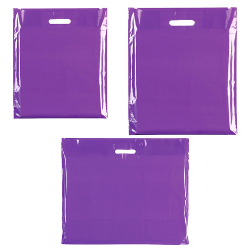 Purple plastic carrier - purple,