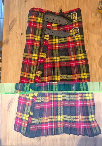 Buchanan tartan kilt - tartan,