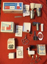 ASSORTED VINTAGE KENWOOD CHEF ATTACHMENTS.