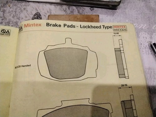 Mintex brake pads - brake, for