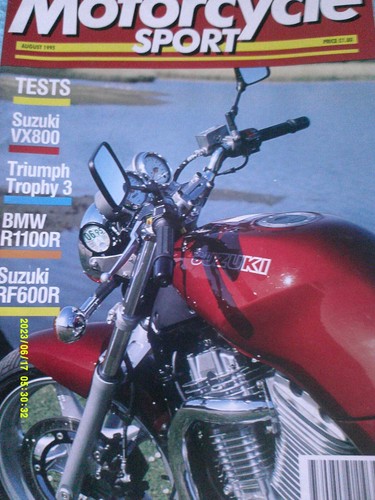 Motorcycle sport suzuki - 08/95,