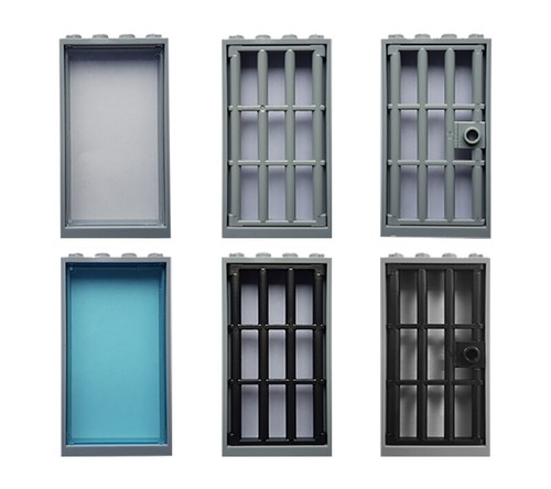 Lego door frames - door, bars