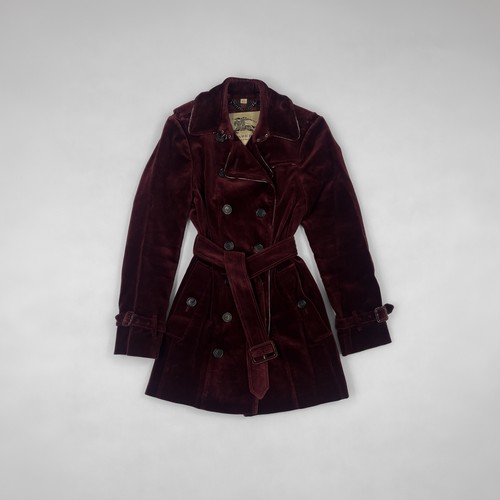 Burberry trench coat burgundy - trench,