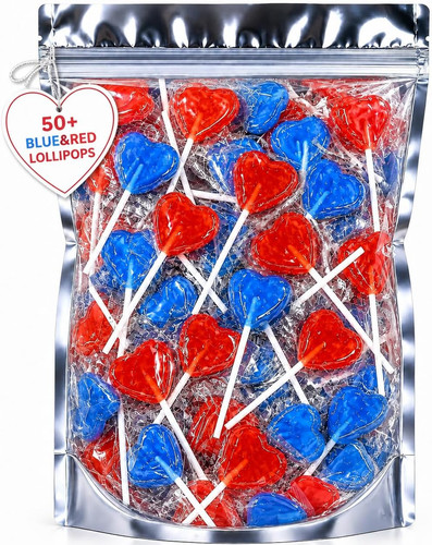Heart shaped lollipops - shaped, 50+
