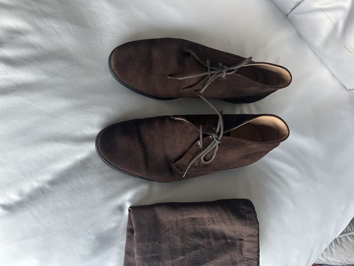 Tod brown suede lace hi - suede,