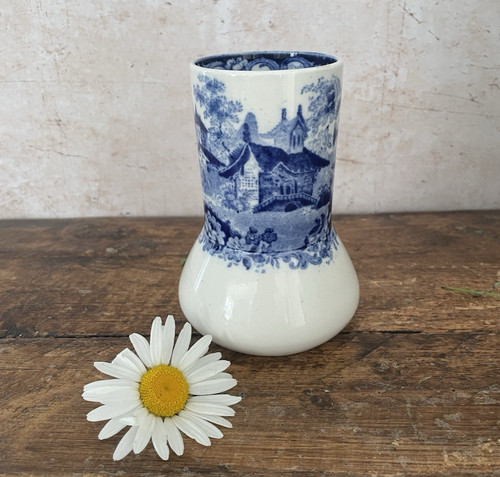 Minton antique flow blue vase - minton,