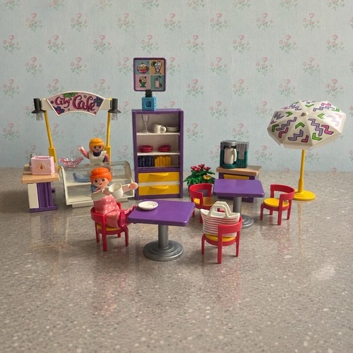 Playmobil city cafe - playmobil, coffee