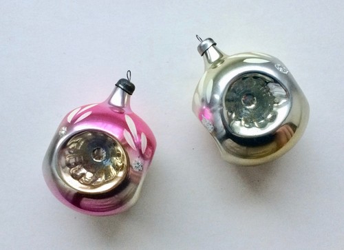 Set blown glass balls - blown,