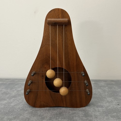Vintage wooden door - door, harp