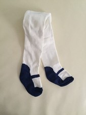 New Baby Girls Infant Faux Shoe Combed Cotton Knit Tights .. so soft! 0-9 months