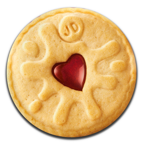 Jammie dodger biscuit novelty - biscuit,