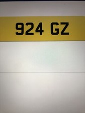 924 GZ  Private, Cherished Number Plate for sale Porsche 924, GAZ, GARY, GARETH