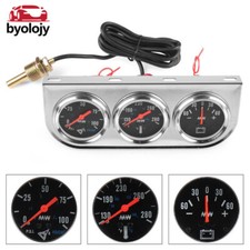 2"52mm Chrome Panel Water Temp