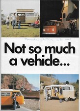 1978-1979 Devon Moonraker & Sundowner VW Type 2 Kombi/Van Motor Caravan brochure