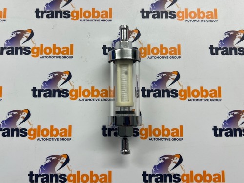 Chrome glass fuel inline - chrome,