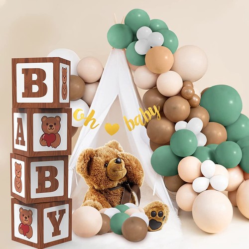Teddy bear baby shower - teddy,