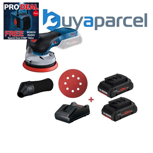Bosch gex 18v 125 brushless - bosch, 18v-125