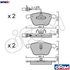 BRAKE PAD SET DISC BRAKE